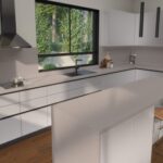 Caesarstone 4003 Sleek Concrete Kitchen
