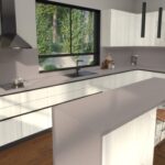 Caesarstone 4003 Sleek Concrete Kitchen