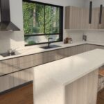Caesarstone 5130 Cosmopolitan White Kitchen
